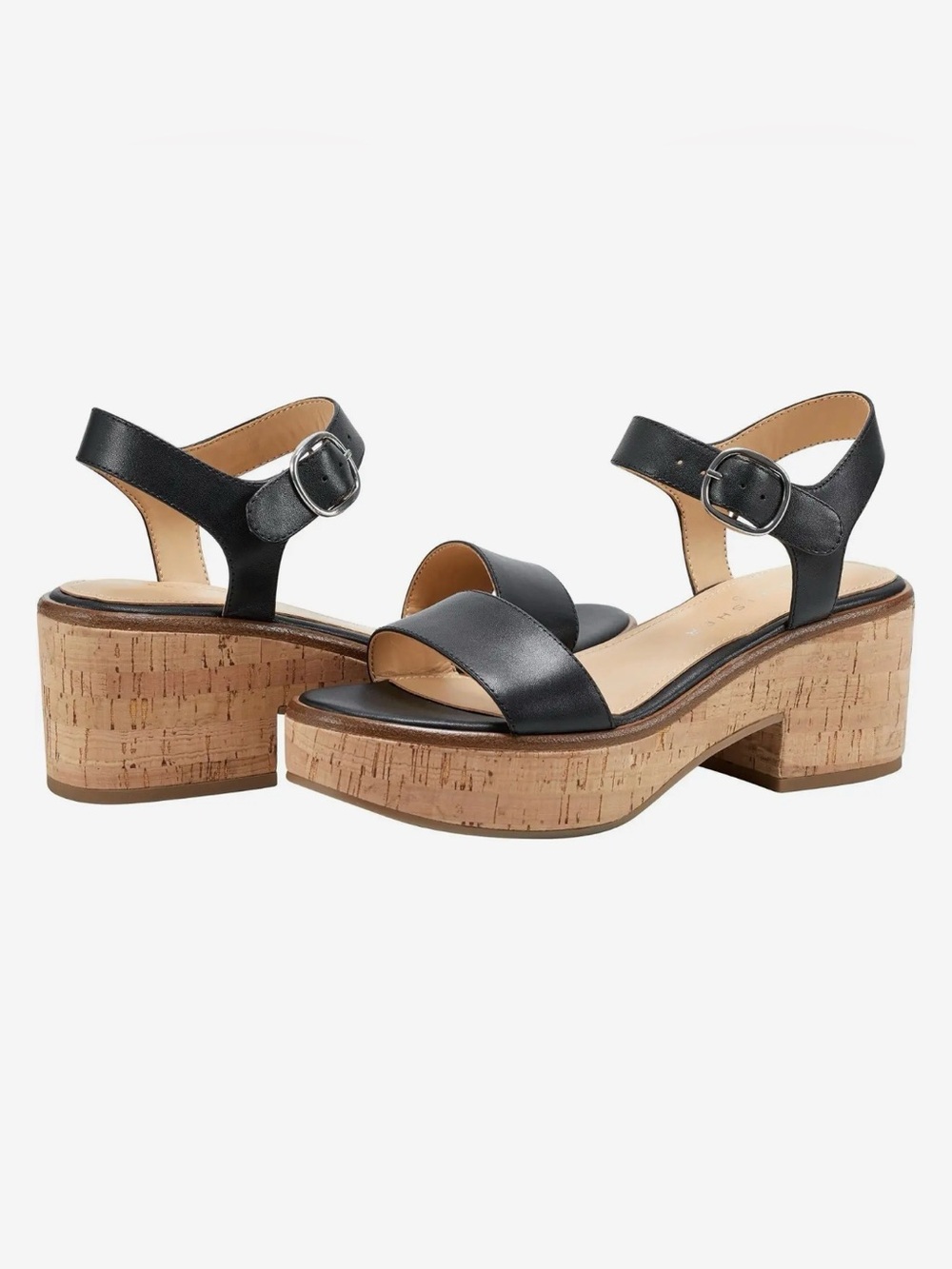 🛍️ NWT CALVIN KLEIN Ankle Strap Platform Sandals